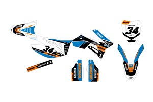 Kit Autocollants compatible avec per TM RACING MX ENDURO 125 144 250 300 2 STROKE 2022 - 2023 MXPKAD14921