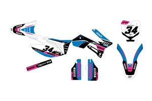 Sticker set compatible with per TM RACING MX ENDURO 250 300 450 530 4 STROKE 2022 - 2023 MXPKAD15215