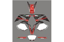 Aufkleber Satz kompatibel mit per YAMAHA DT 50 2004 - 2012 - MXPKAD14923