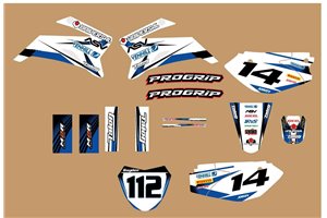 Aufkleber Satz kompatibel mit per YAMAHA TTR 110 2008 - 2020 - MXPKAD14926