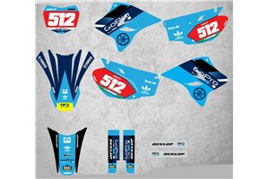 Aufkleber Satz kompatibel mit per YAMAHA TTR230 2005 - 2018 - MXPKAD14936