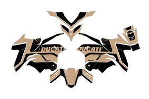 Sticker set compatible with per Ducati Multistrada 1200 2010 - 2014 - MXPKAD15236