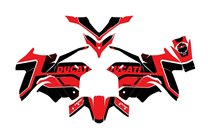Sticker set compatible with per Ducati Multistrada 1200 2010 - 2014 - MXPKAD15237