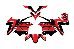 Sticker set compatible with per Ducati Multistrada 1200 2010 - 2014 - MXPKAD15237