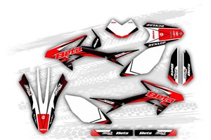 Kit Autocollants compatible avec per BETA RR 50 2011 - 2020 - MXPKAD15242
