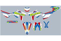 Kit Autocollants compatible avec per BETA RIEJU MRT 50 125 2021 - 2022 - MXPKAD15245