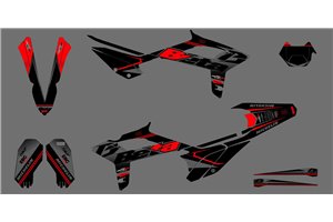Sticker set compatible with per BETA 250R 450R 2018 - 2019 - MXPKAD14834