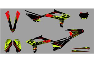 Sticker set compatible with per BETA 250R 450R 2018 - 2019 - MXPKAD15249