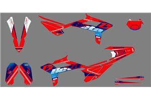 Sticker set compatible with per BETA 250R 450R 2018 - 2019 - MXPKAD15251
