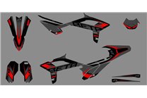 Aufkleber Satz kompatibel mit per BETA 250R 450R 2018 - 2019 - MXPKAD15251