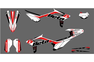Sticker set compatible with per BETA 250R 450R 2018 - 2019 - MXPKAD15253