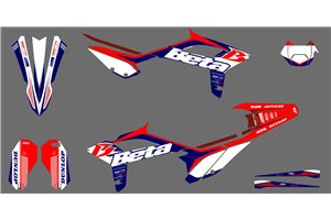 Sticker set compatible with per BETA 250R 450R 2018 - 2019 - MXPKAD15255