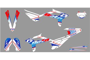 Kit Autocollants compatible avec per BETA 250R 450R 2018 - 2019 - MXPKAD15257