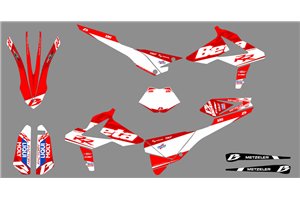 Sticker set compatible with per BETA 250R 450R 2018 - 2019 - MXPKAD15260