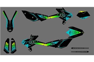 Sticker set compatible with per BETA RR 125 LC 2019 - 2020 - MXPKAD14832