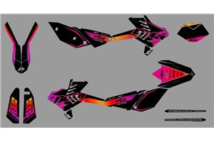 Sticker set compatible with per BETA RR 125 LC 2019 - 2020 - MXPKAD15274