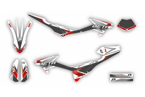 Sticker set compatible with per BETA RR 125 2018 - 2020 - MXPKAD14831