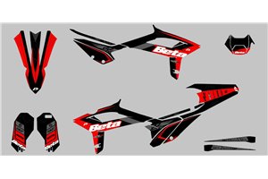 Kit Autocollants compatible avec per BETA RR 125 LC 2021 - 2022 - MXPKAD14833