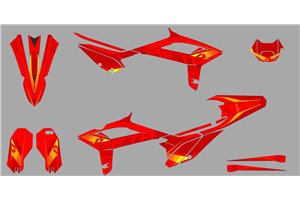 Kit Autocollants compatible avec per BETA RR 125 LC 2021 - 2022 - MXPKAD14833
