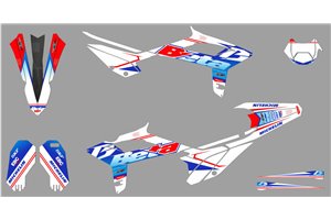 Kit Autocollants compatible avec per BETA RR 125 LC 2021 - 2022 - MXPKAD14833