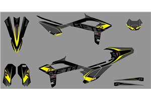 Kit Autocollants compatible avec per BETA RR 125 LC 2021 - 2022 - MXPKAD14833