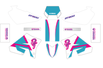 Kit de pegatinas compatible con per YAMAHA WR 200 1993 - 1997 - MXPKAD14929