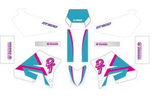 Aufkleber Satz kompatibel mit per YAMAHA WR 200 1993 - 1997 - MXPKAD14929