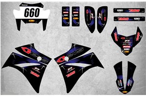 Kit Autocollants compatible avec per YAMAHA XT 660 X 2008 - 2015 - MXPKAD14935