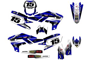 Aufkleber Satz kompatibel mit per YAMAHA WR 450F 250F 2003 - 2004 - MXPKAD14933