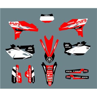 Sticker set compatible with per YAMAHA WR 450F 2012 - 2015 - MXPKAD14934