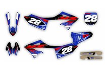 Kit Autocollants compatible avec per YAMAHA YZ 125 250 2022 - MXPKAD14924