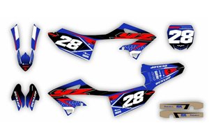 Aufkleber Satz kompatibel mit per YAMAHA YZ 125 250 2022 - MXPKAD14924