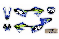 Aufkleber Satz kompatibel mit per YAMAHA YZ 125 250 2022 - MXPKAD14924