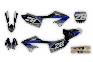Aufkleber Satz kompatibel mit per YAMAHA YZ 125 250 2022 - MXPKAD15326