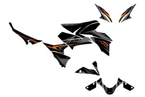 Kit adesivi compatibile con per KAWASAKI Z800 2013 - 2016 - MXPKAD15353