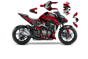 Aufkleber Satz kompatibel mit per KAWASAKI Z1000 2014 - 2019 - MXPKAD15356