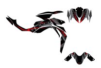 Kit Autocollants compatible avec per KAWASAKI Z1000 2014 - 2019 - MXPKAD15356