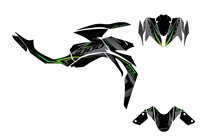 Aufkleber Satz kompatibel mit per KAWASAKI Z1000 2014 - 2019 - MXPKAD15356
