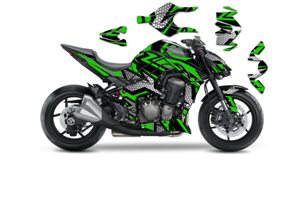 Aufkleber Satz kompatibel mit per KAWASAKI Z1000 2014 - 2019 - MXPKAD15356