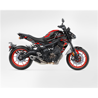 Aufkleber Satz kompatibel mit per YAMAHA MT 09 2017 - 2020 - MXPKAD15393