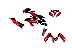 Sticker set compatible with per YAMAHA MT 125 2017 - 2019 - MXPKAD15470