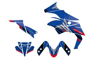 Kit Autocollants compatible avec per YAMAHA MT 125 2017 - 2019 - MXPKAD15470