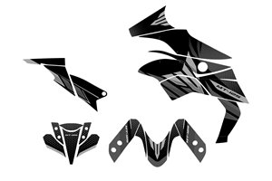 Kit de pegatinas compatible con per YAMAHA MT 125 2017 - 2019 - MXPKAD15470