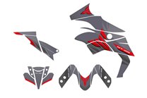 Kit Autocollants compatible avec per YAMAHA MT 125 2017 - 2019 - MXPKAD15470