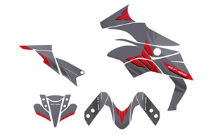 Kit Autocollants compatible avec per YAMAHA MT 125 2017 - 2019 - MXPKAD15470