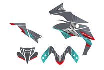 Kit adesivi compatibile con per YAMAHA MT 125 2017 - 2019 - MXPKAD15470