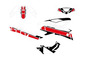 Kit Autocollants compatible avec per YAMAHA MT 125 2017 - 2019 - MXPKAD15470