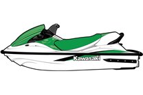 Kit Autocollants compatible avec per Kawasaki 900 STX 2000 - 2006 - MXPKAD15491