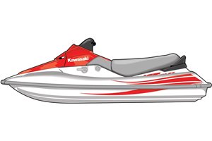 Kit Autocollants compatible avec per Kawasaki 900 STX 2000 - 2006 - MXPKAD15506