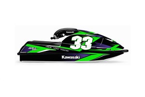Kit Autocollants compatible avec per Kawasaki 750 SX SXR SXi 1992 - 1998 - MXPKAD15510